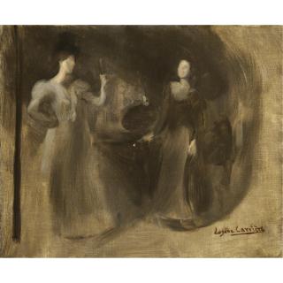 Eugène Carrière - French Chez La Modiste