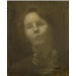 Eugène Carrière - French Portrait De Femme