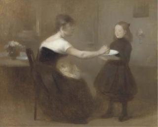 Eugène Carrière - La Toilette