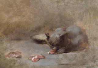 Eugène Carrière - Le Chat Qui Mange