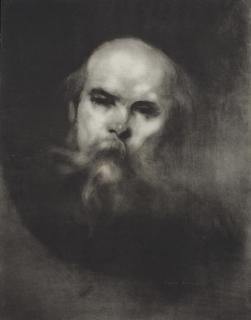 Eugene Carriere - Portrait de Verlaine (Delteil 26)