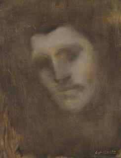 Eugène Carrière - Portrait D\'Homme