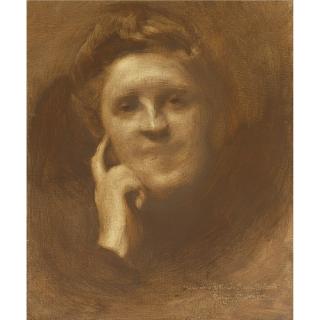 Eugène Carrière - Portrait Of Jeanne Dolent