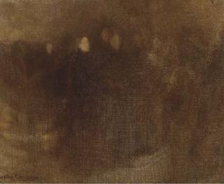 Eugene Carriere - Study for The Pedestrians