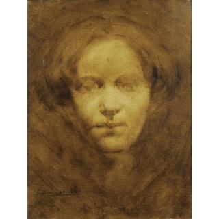 Eugène Carrière - Tête De Femme