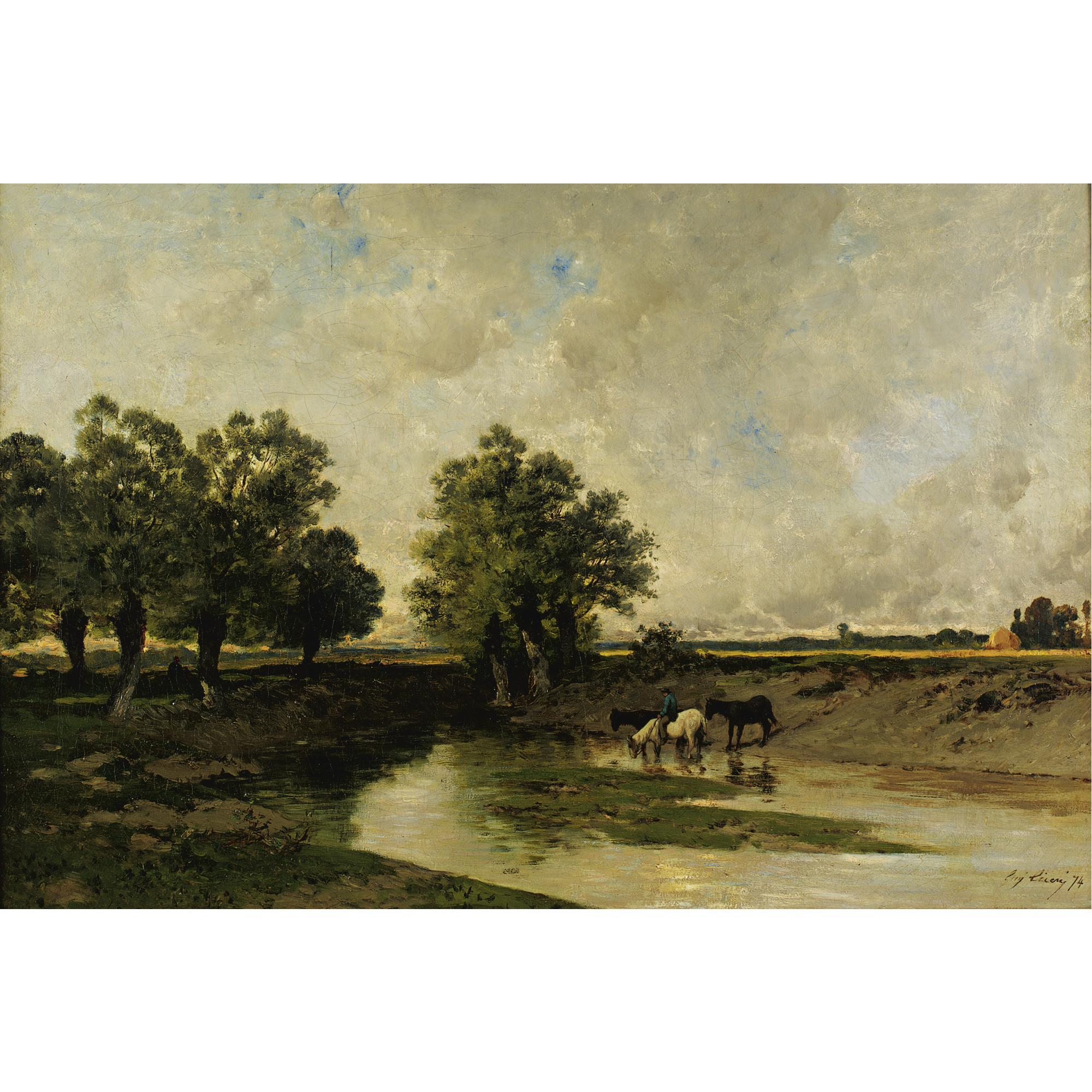 Eugène Ciceri - The Watering Place