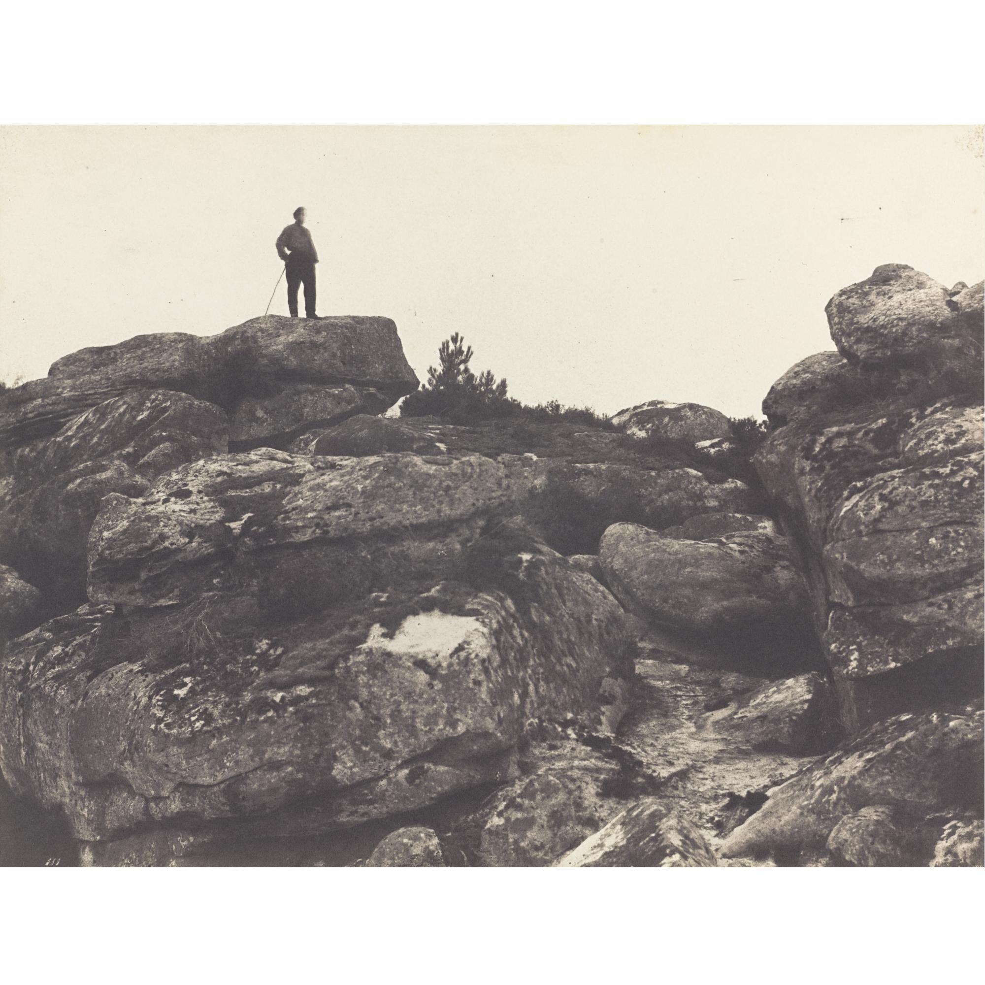 Eugène Cuvelier - \'Franchard\' (Figure On Rock Formation)