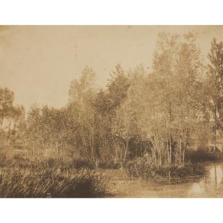 Eugène Cuvelier - Paysage Au Bord D\'Une Rivière, 1852