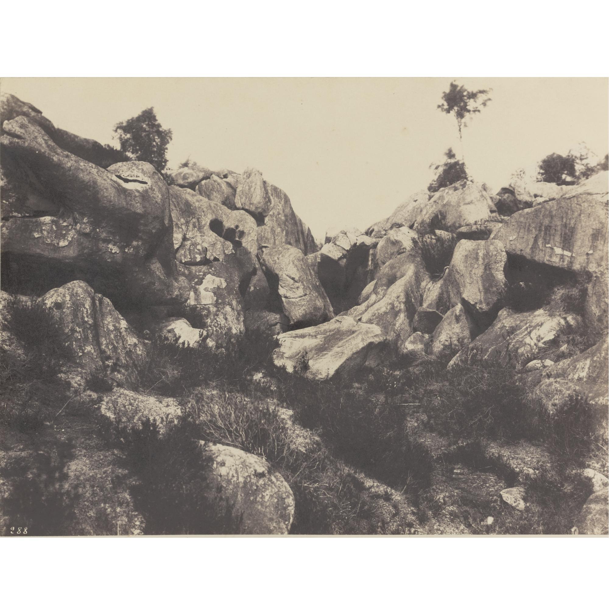 Eugène Cuvelier - \'Sables De Macherin\' (Rocks And Trees)