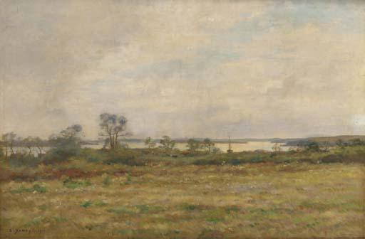 Eugene Damoye - Bord de rivière