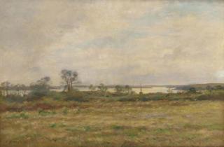 Eugene Damoye - Bord de rivière