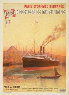 Eugène D\'Argence - Messageries Maritimes, Paris En Orient. Plm