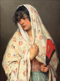 Eugene de Blaas - Off to the fête