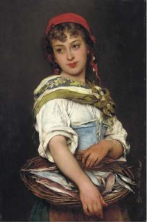 Eugène de Blaas - The Day\'S Catch