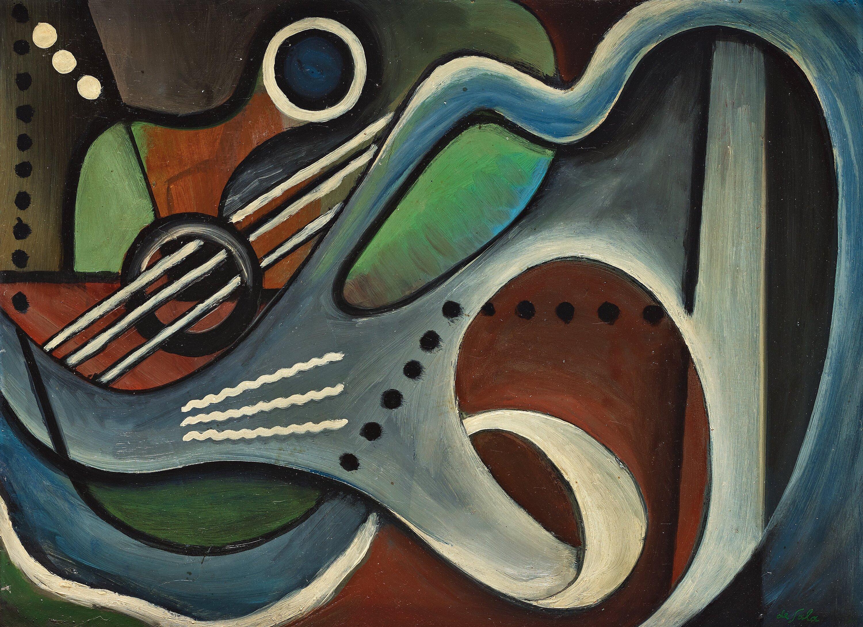 Eugéne de Sala - Cubist composition.