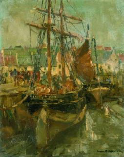 Eugène Dekkert - Hafen von St. Monance, Schottland