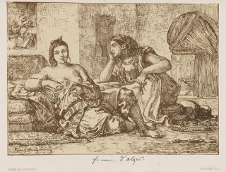 Eugène Delacroix - Femmes d\'Alger