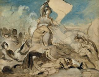 Eugène Delacroix - Le 28 Juillet – La Liberté Guidant Le Peuple, 1830