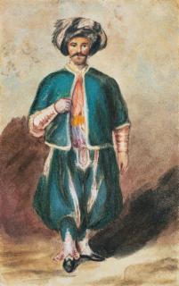 Eugène Delacroix - Officier Turc