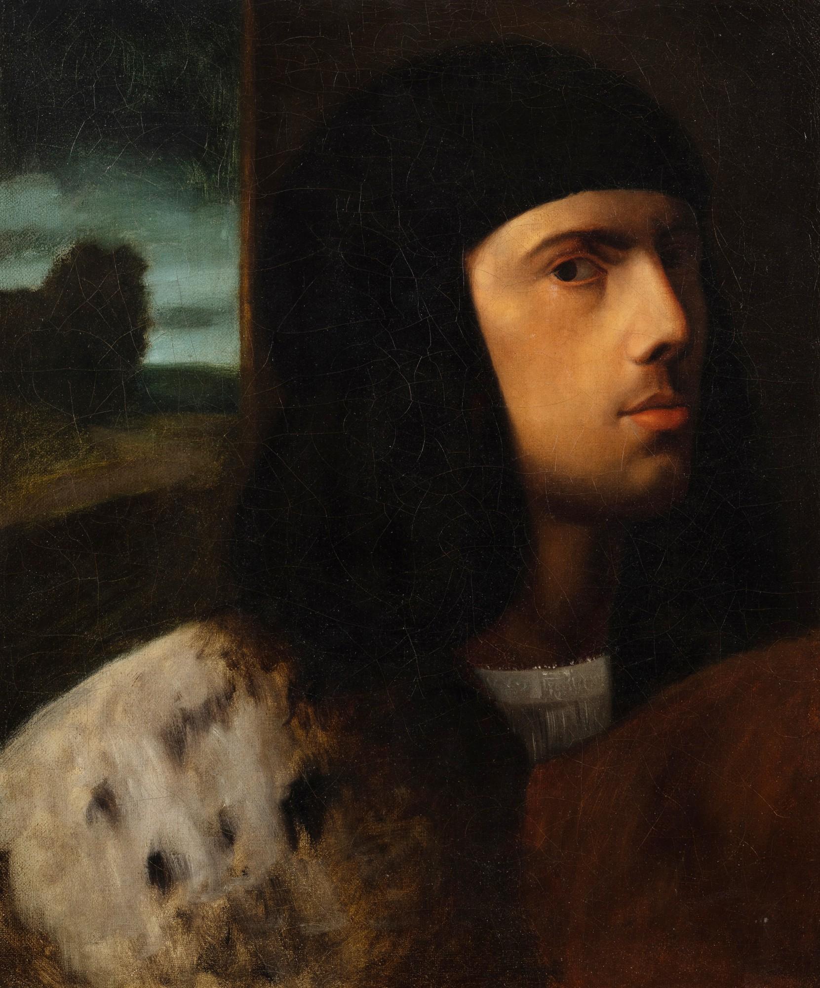 Eugène Delacroix - Portrait of a man, after a Venetian School, 16th Century | Portrait d\'homme, d\'après une école vénitienne du XVIe siècle