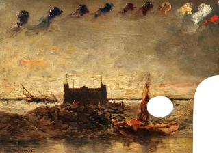 Eugène Deshayes - Hafeneinfahrt