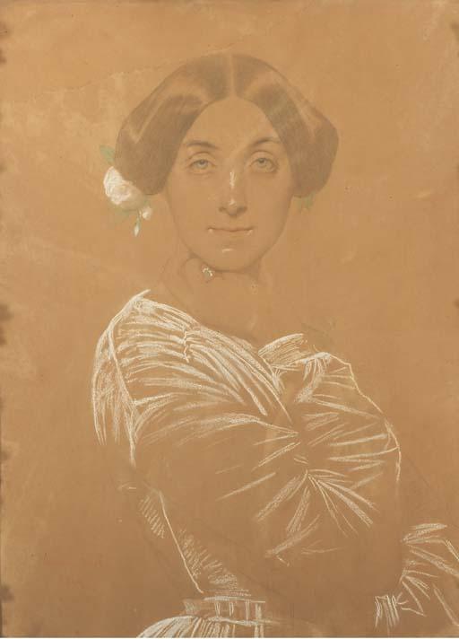 Eugène-Emmanuel Amaury-Duval - Portrait En Buste De Valentine Delessert (1806-1894)