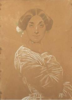 Eugène-Emmanuel Amaury-Duval - Portrait En Buste De Valentine Delessert (1806-1894)