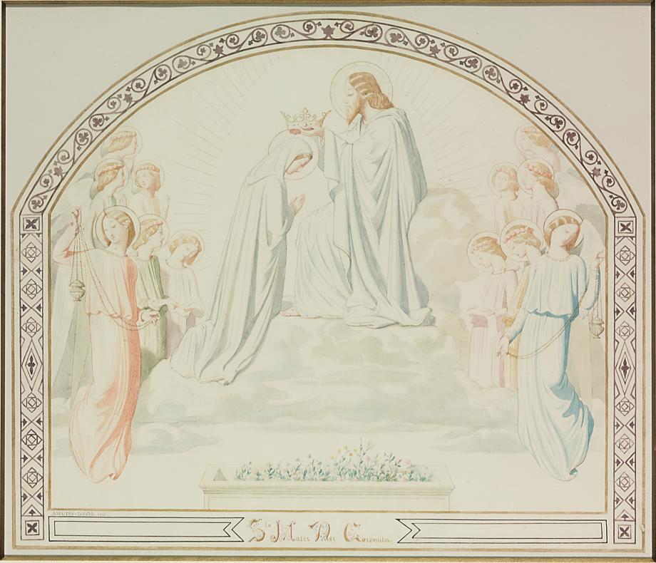 Eugene-Emmanuel Amaury-Duval - The Coronation of the Virgin