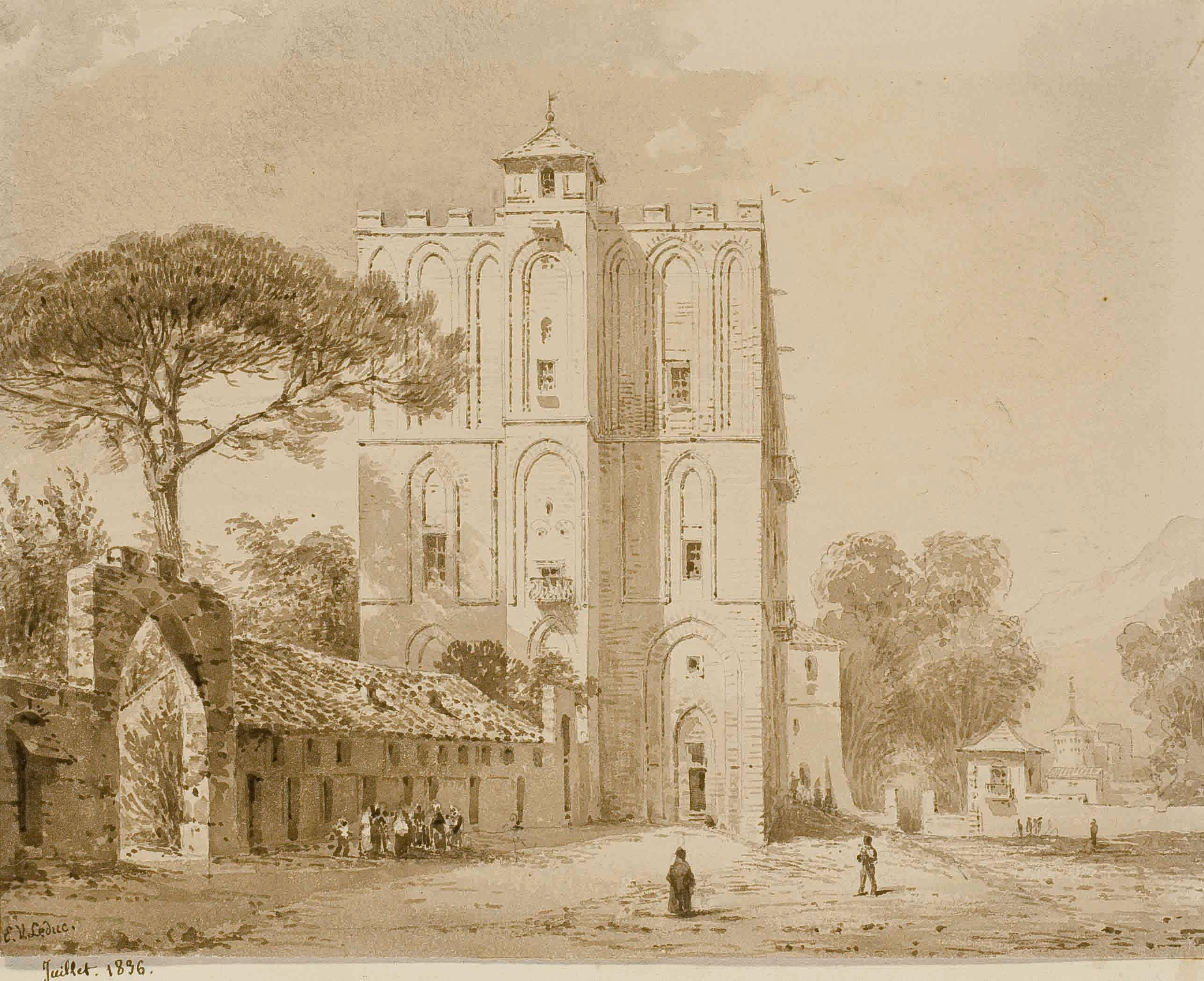 Eugene-Emmanuel Viollet-Le-Duc - Le palais de La Zisa à Palerme