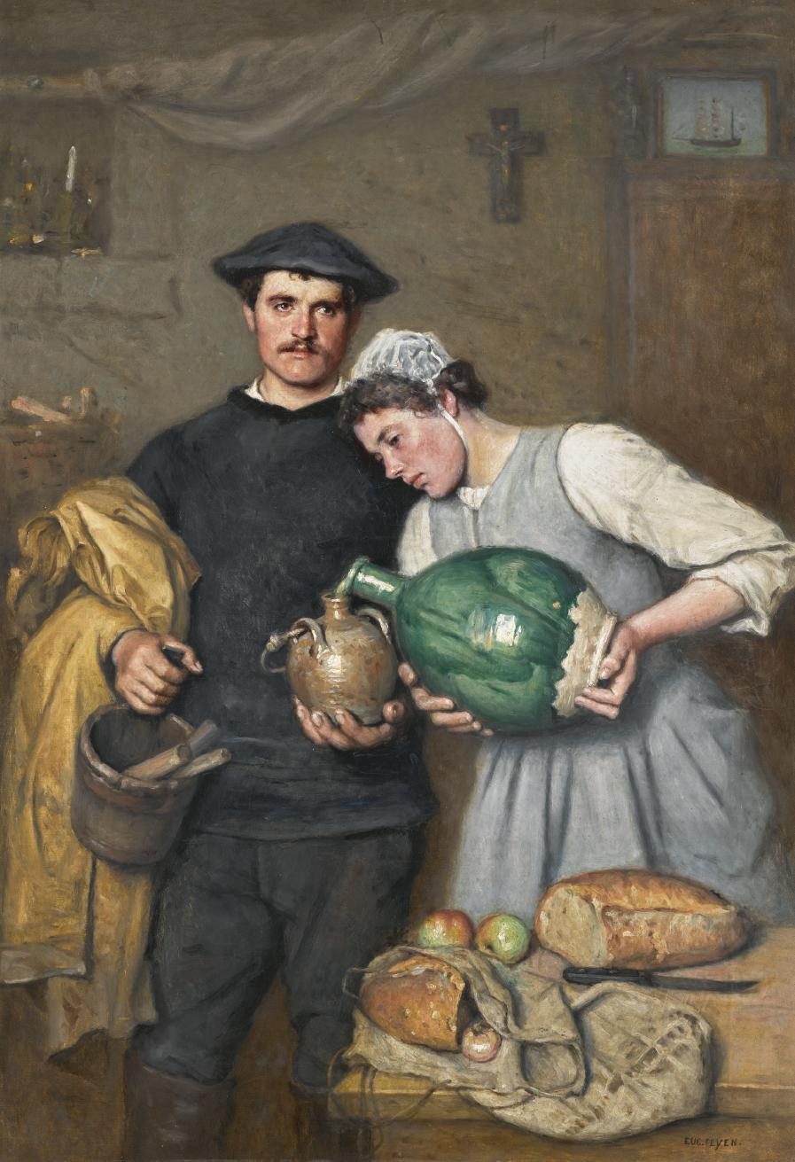 Eugène Feyen - Départ Pour La Pêche