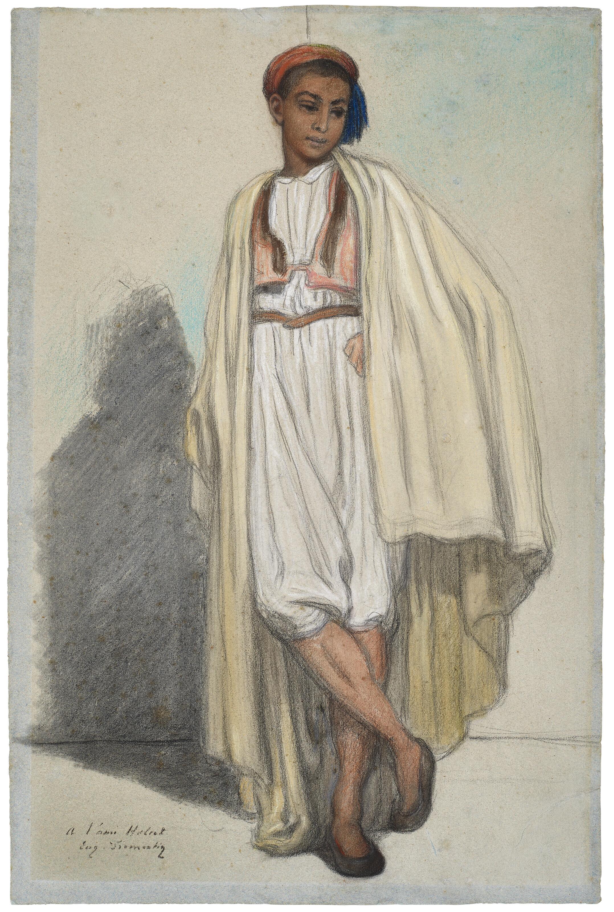 Eugène Fromentin - A youth in oriental costume