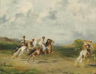Eugène Fromentin - Arab Horsemen