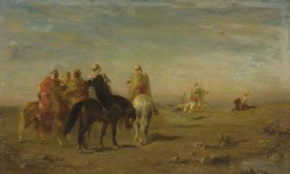 Eugène Fromentin - Arabs On Horseback