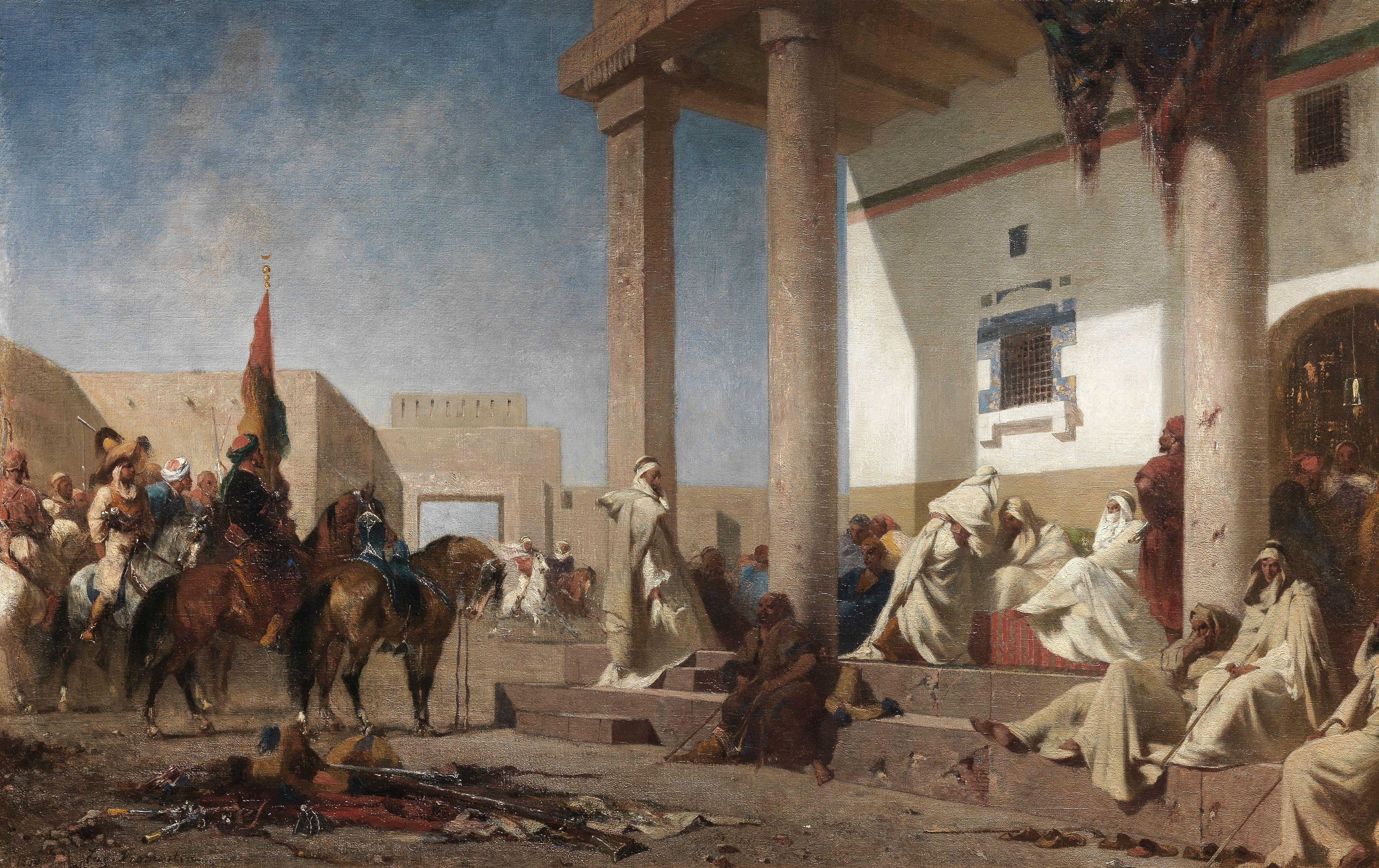 Eugène Fromentin - Audience chez un Khalifat, Sahara