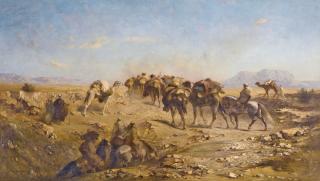 Eugène Fromentin - French Caravane Arabe