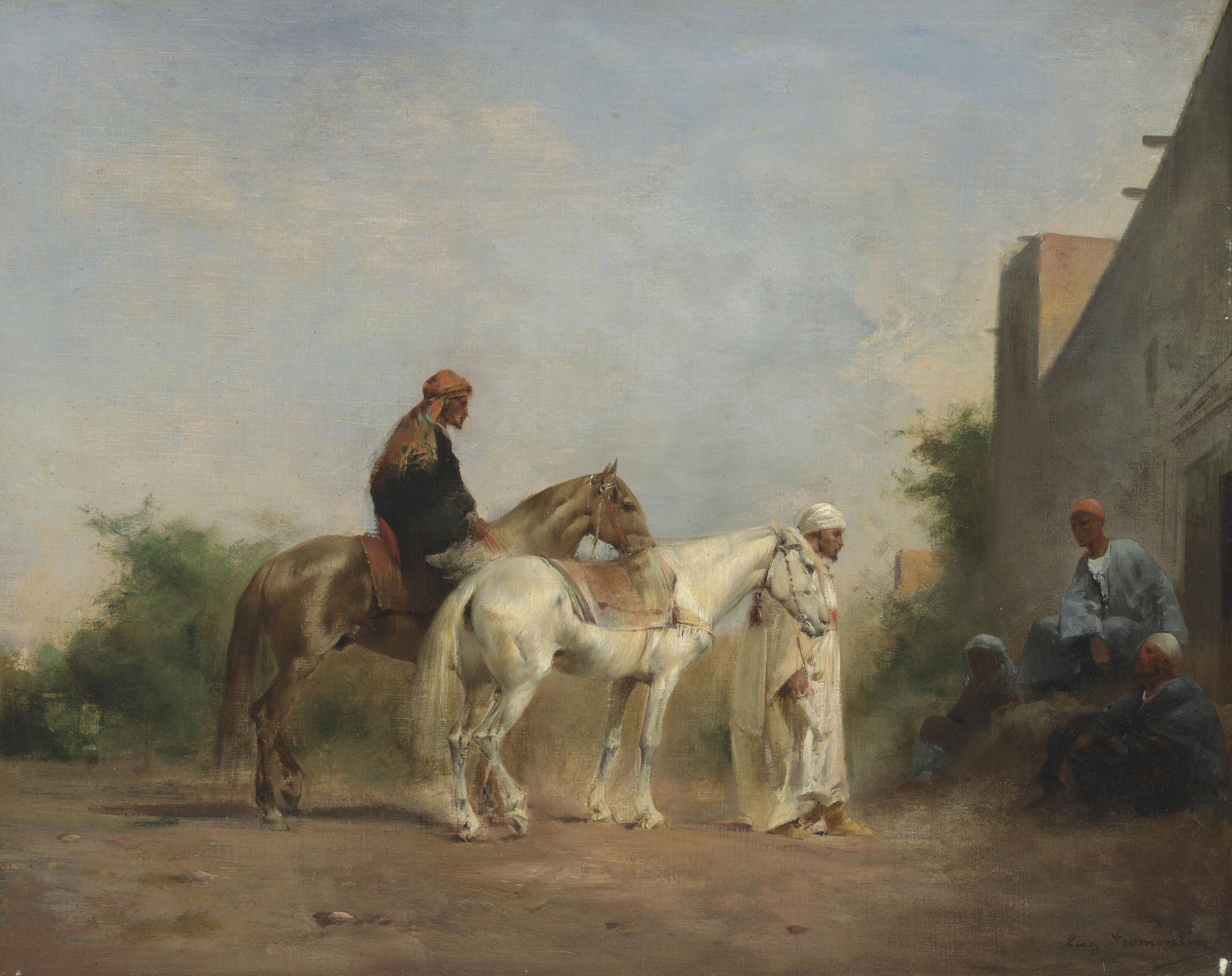 Eugène Fromentin - Horse traders