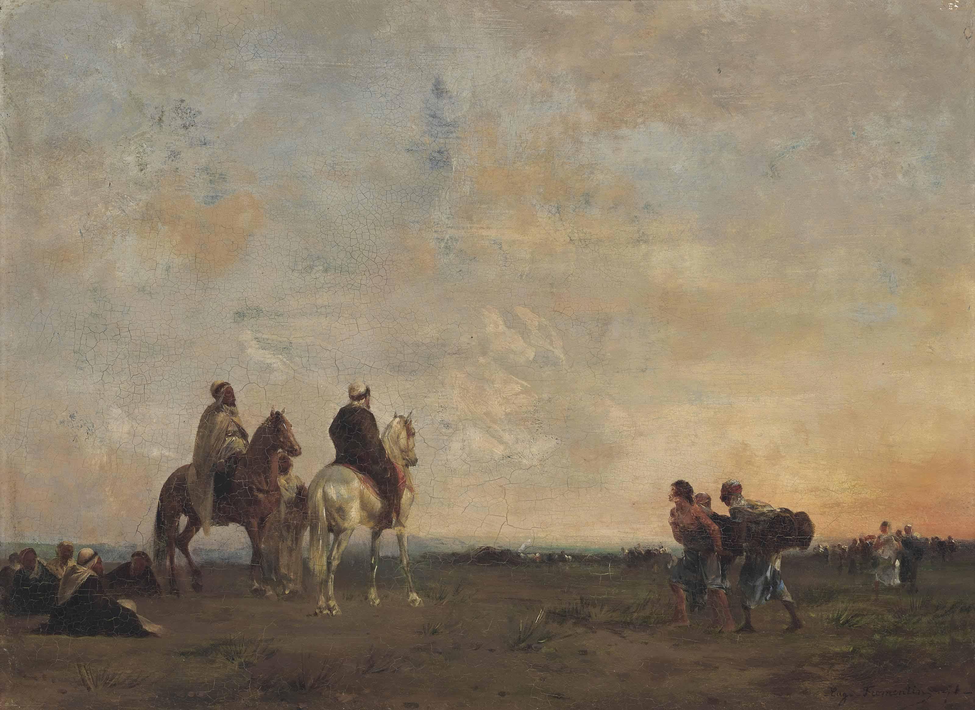 Eugène Fromentin - In The Desert