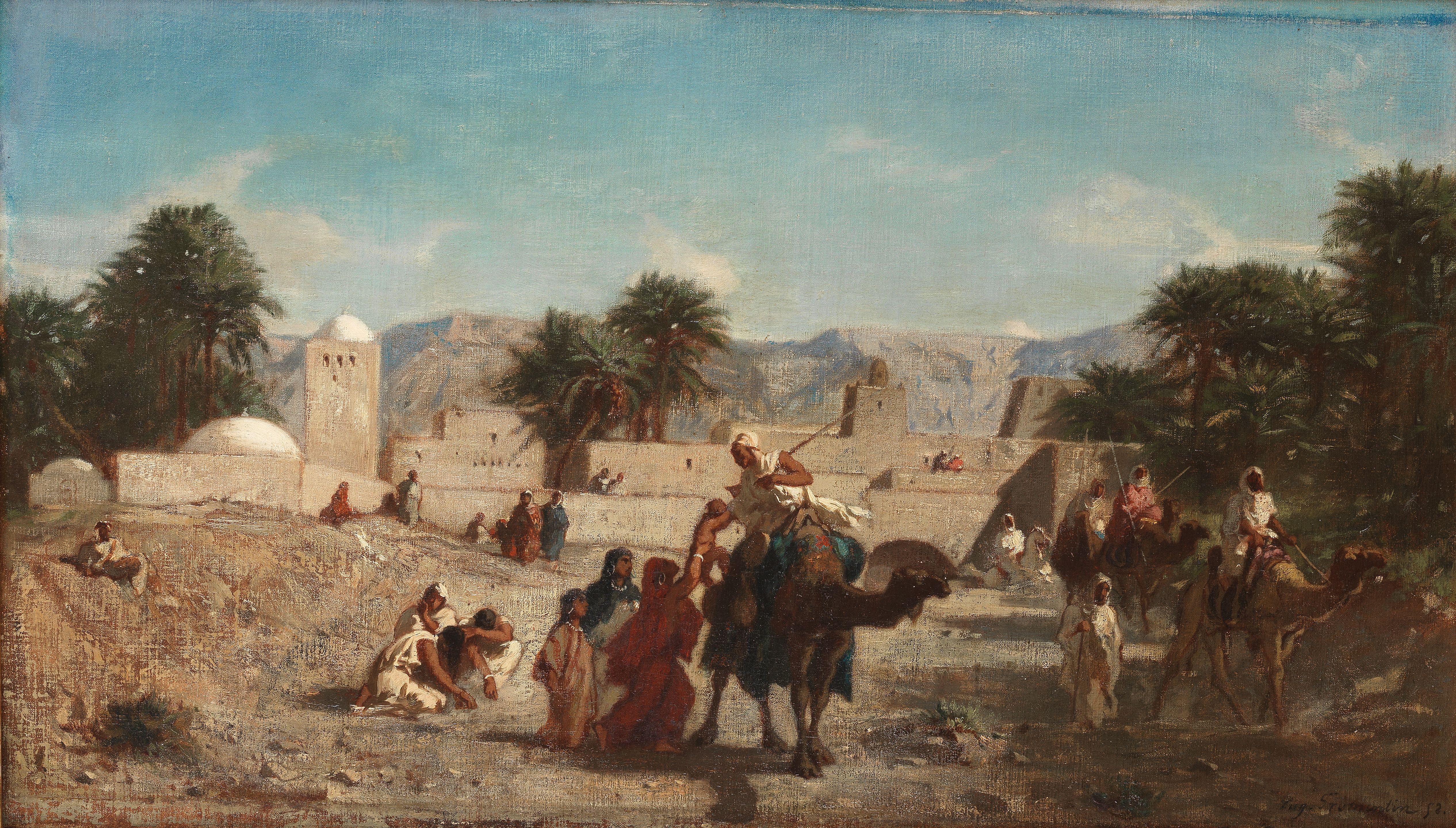 Eugène Fromentin - Le depart des guerriers