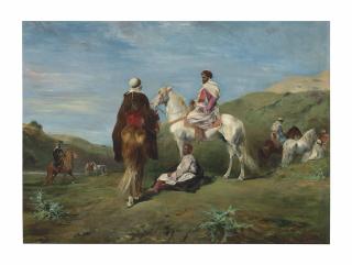 Eugène Fromentin - Rencontre de chefs arabes