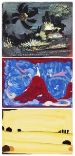 Eugène Gabritschevsky - I: Der Brand (From The Series Scenes); Ii, Iii: Untitled (From The Series Formes) [3 Works]