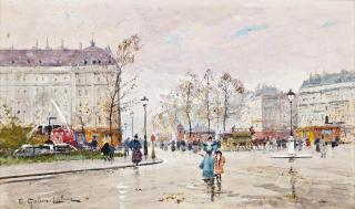 Eugène Galien-Laloue - Boulevard Parisien