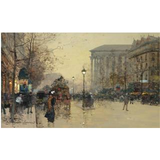 Eugène Galien-Laloue - French Boulevard De La Madeleine