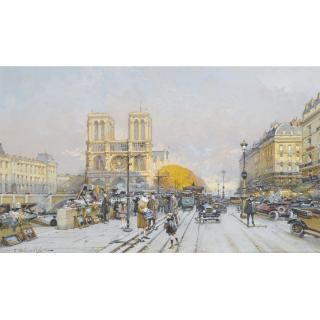 Eugène Galien-Laloue - French Notre Dame