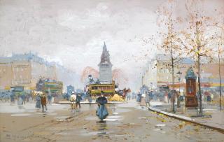 Eugène Galien-Laloue - French Place Clichy