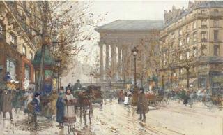 Eugène Galien-Laloue - La Madeleine, Paris