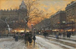 Eugene Galien-Laloue - La Place Pigalle