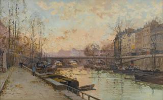Eugène Galien-Laloue - La Seine