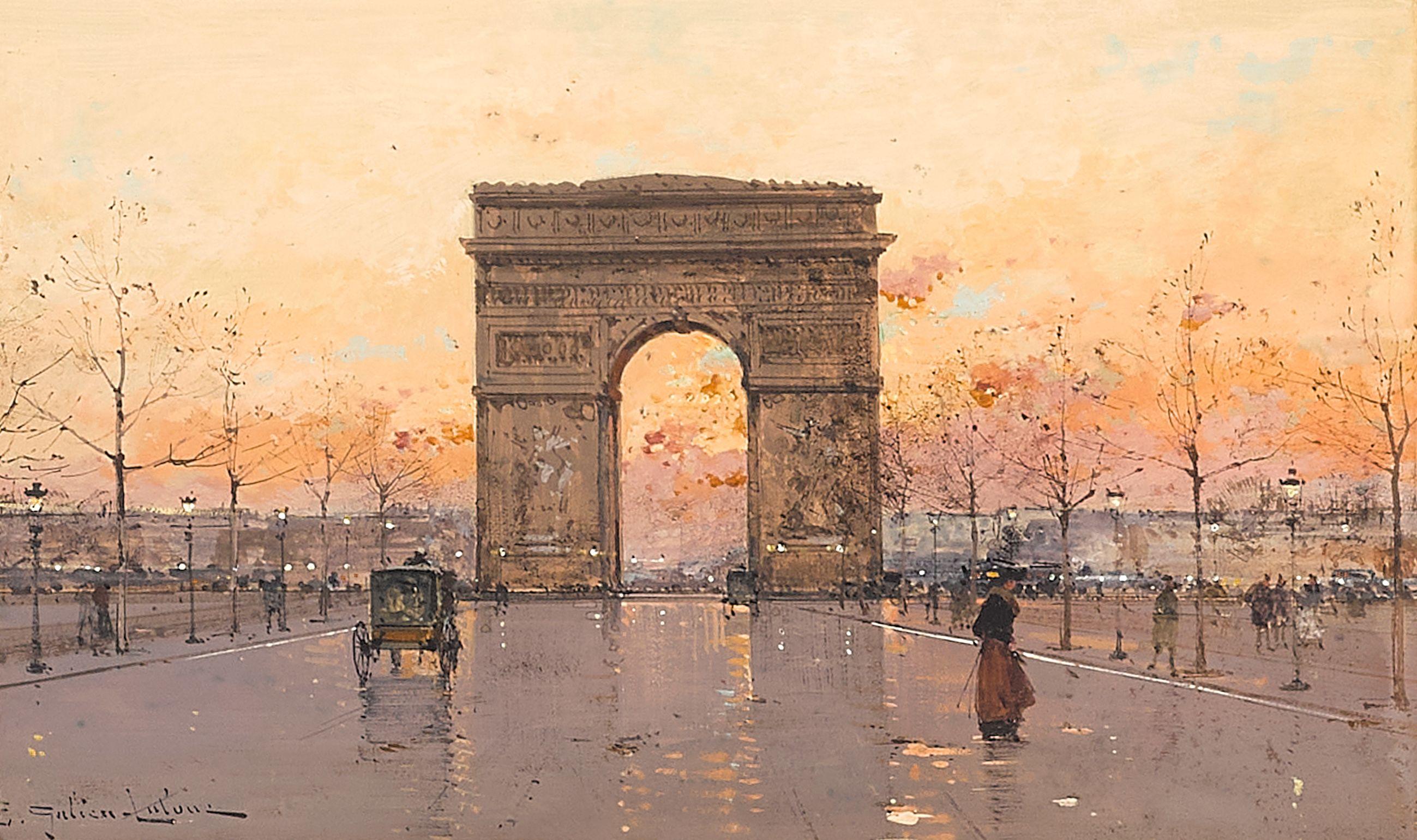 Eugene Galien-Laloue - L\'Arc de Triomphe