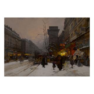 Eugène Galien-Laloue - Le Boulevard Saint-Denis Et La Porte Saint-Denis