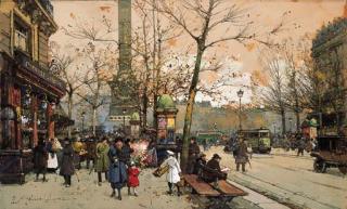 Eugene Galien-Laloue - Place de la République